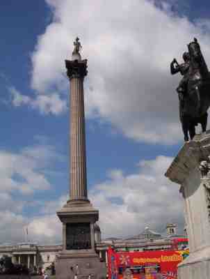 Picture of Nelsons Column in London