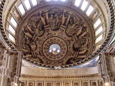 Picture from under the dome of St Paul's cathedral